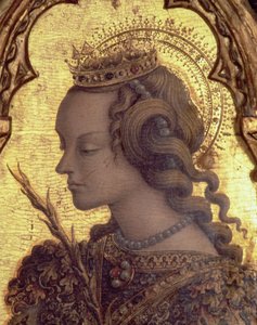 St. Catherine of Alexandria (detail)